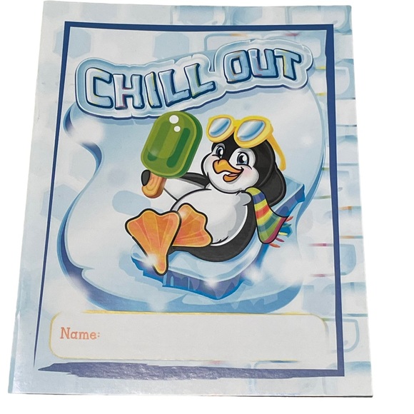 Really Good Stuff Writing Mini Journals Stickers Summer Penguins Party Favors - Picture 10 of 14